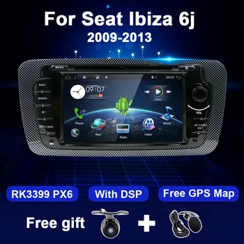 

2Din Car DVD For Seat Ibiza MK4 6J 2008 2009 2010 2013 Android Radio Multimedia Video Player Audio Unit 4G 2 Din GPS Navigation