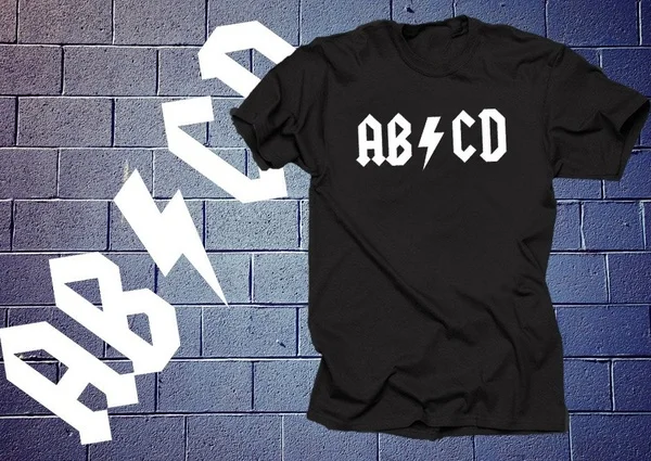 ABCD футболка в стиле ACDC футболки толстовки | Мужская одежда