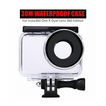 

30m Insta 360 R Underwater Protective Box Dive Case Waterproof Housings For Insta360 ONE R Dual-Lens 360 Mod Accessories