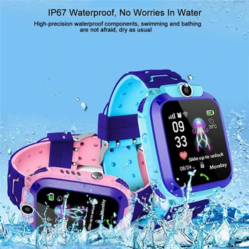 

IP67 Smart Watch with GPS/GSM Locator Touch Screen Tracker SOS Smart Wristband Watch for Kids
