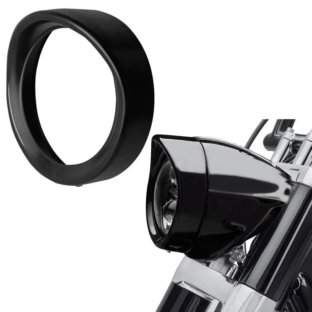 

5.75 Inch Motorcycle Headlights Modified Protective Cover Motorcycle Headlight Decorative Ring