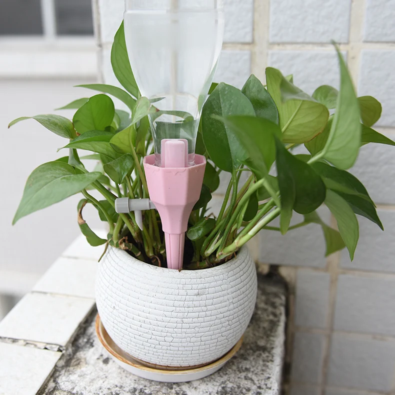 

3 pcs/lot Watering Drippers Household Flower Pot Timing Adjustable Drip Irrigation Automatic watering device Gardening Supplies