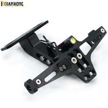 Универсальный Регулируемый угол алюминиевый номерной знак рамка для BMW F 650 700 800 GS 2013