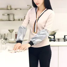 Рукава женские длинные манжеты водонепроницаемые мужские для взрослых маслостойкие кухонные офисные нарукавники белые прозрачные ручные манжеты рукава кепки