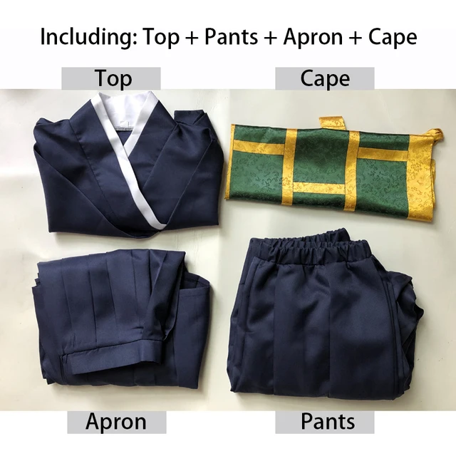Anime Jujutsu Kaisen Cosplay Costumes Geto Suguru school uniforms kimono Black Blue costumes for Women Men Black