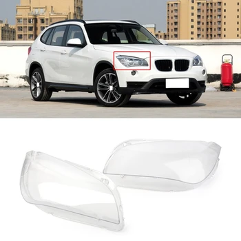 

Car Front Headlight Shell Cover Headlight Lens Cover Replacement for BMW X1 F48 F49 2016-2018