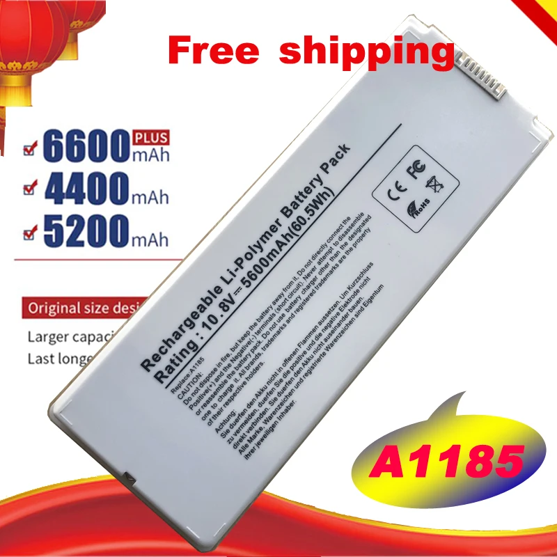 Аккумулятор A1181/A1185/MA561/MA566 для Apple MacBook 13 дюймов|battery disconnect|battery powered digital framebattery led light