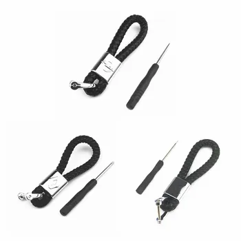 

Braided rope Keyring Keychain key chain Hand for Hyundai Nissan Skoda Toyota Honda Fiat Volvo BMW KIA Peugeot Mazda accessories