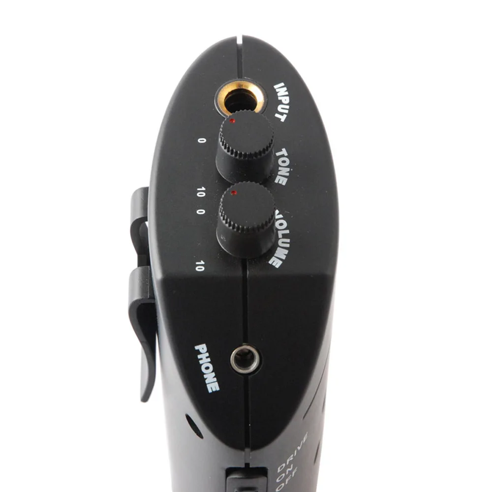 Portable Electric Bass Mini Guitar Amplifier 9V 1 3W Audio Guitar Amp With Clip Headphone Speaker with Guitar Patch Cord Cable