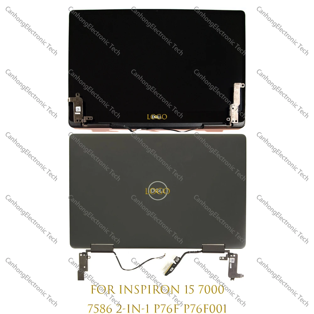 ЖК-дисплей 15 6 дюйма UHD 4K FHD для Dell Inspiron 7000 7586 2 в 1 P76F P76F001 сенсорный экран сборе с