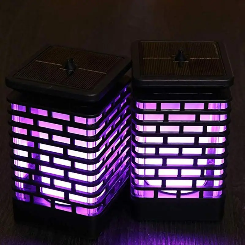 99LED IP65 Водонепроницаемый Солнечный открытый подвесной фонарь пламенный свет садовый фонарь лампа различных цветов света