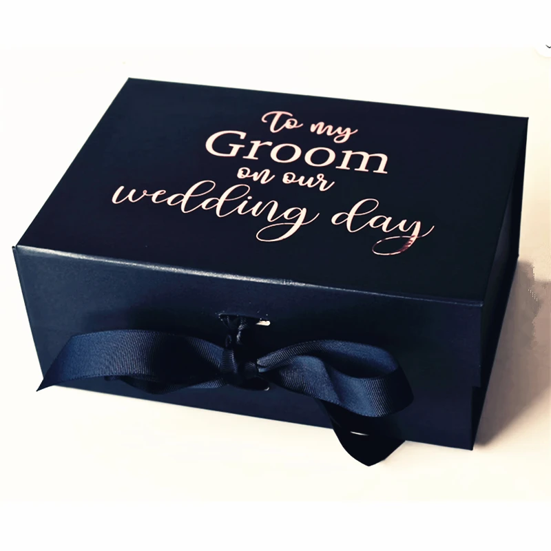 

Custom Groom Gift Box,Gift for Groom,Groomsman Gifts,Black Charm Big man gift box,Wedding Day Groom Gift,Thank you Best man