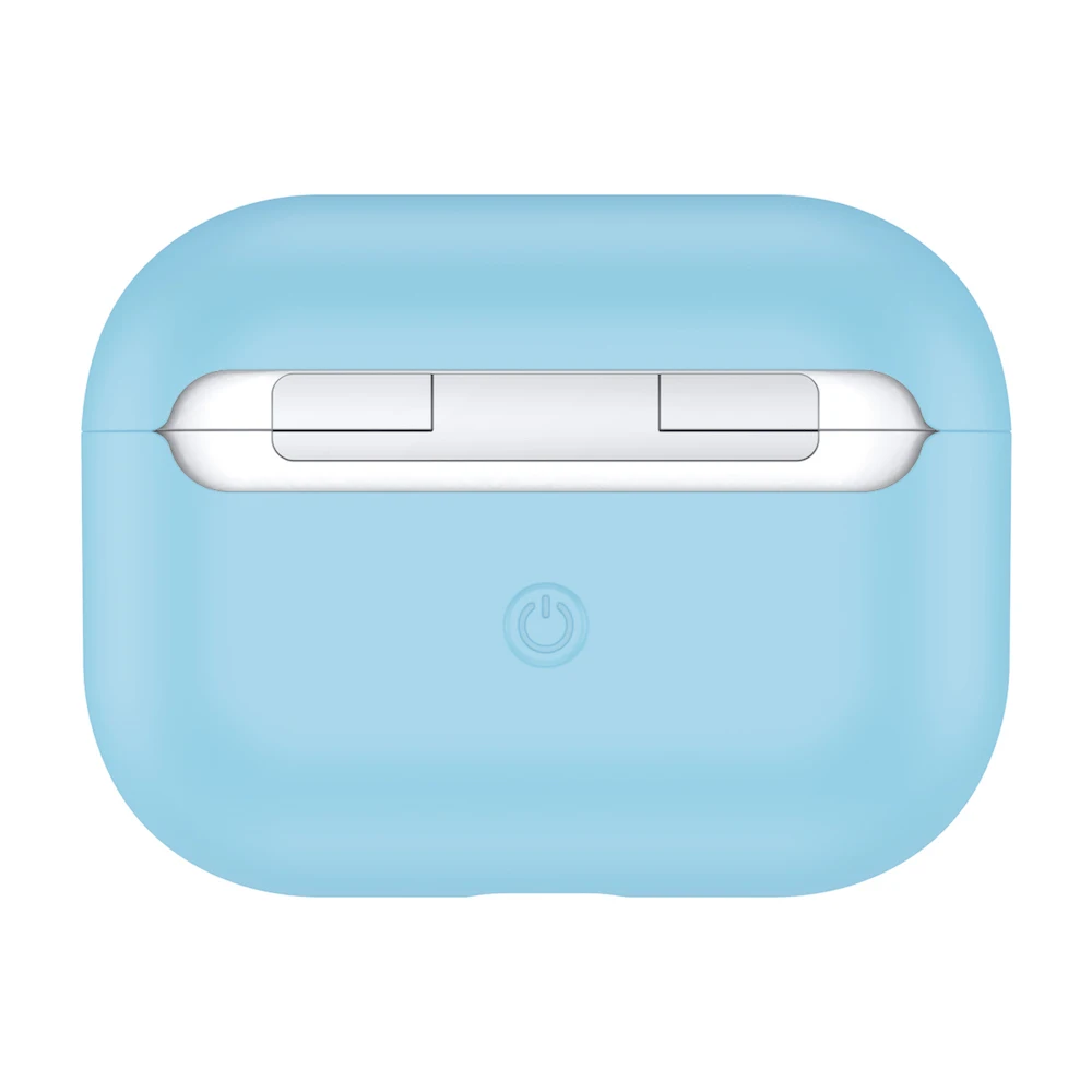 Macaron сплошной цвет ультра тонкий чехол для наушников для Airpods чехол милый силиконовый Bluetooth наушники защитный чехол-3 поколения - Цвет: 11