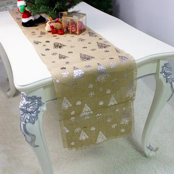 

Decor Christmas Table Runners 270*40cm Kitchen Linen Ornament Supplies