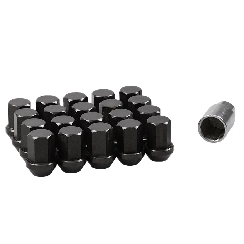 20 Pieces Universal Car M12 1.5 Wheel Lug Nut Aluminium Wheel Bolts