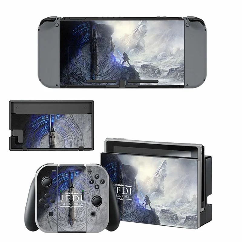 

Star Wars Jedi: Fallen Order Nintendoswitch Skin Sticker for Nintendo Switch Full Set Faceplate Stickers Console Joy-Con Dock