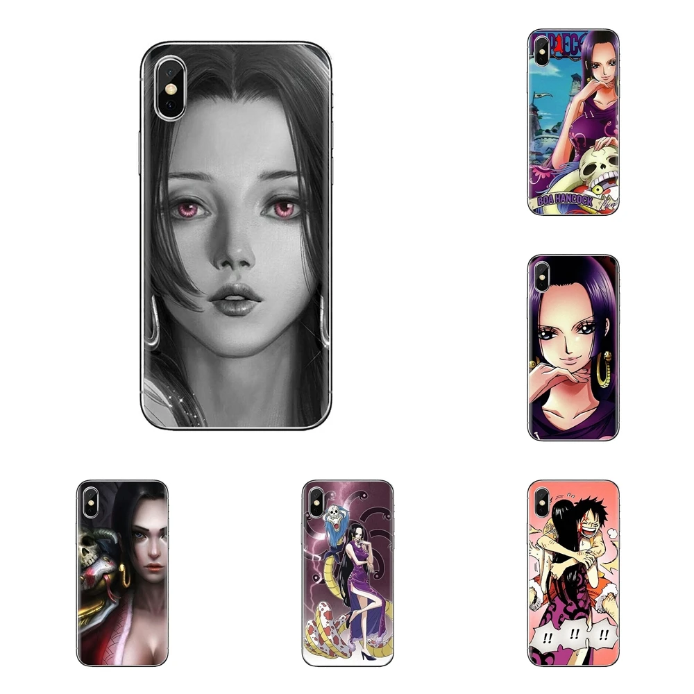 Для sony Xperia Z Z1 Z2 Z3 Z5 compact M2 M4 M5 C4 E3 T3 XA huawei mate 7 8 Y3II Boa Hancock цельный прозрачный чехол из