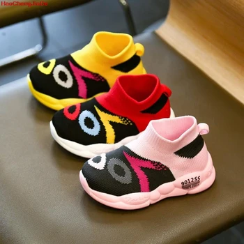 

Hot Sale Children Shoes Spring Autumn Boys Girls Fashion Sneakers Comfortable Anti-slip Kid Sock Boots