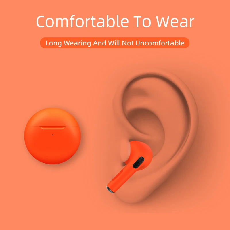 TWS Wireless Headphones Bluetooth Earphone Earbuds Bass Headset Air Pro 6 Sport Earpiece With Mic For Apple iPhone Xiaomi Huawei