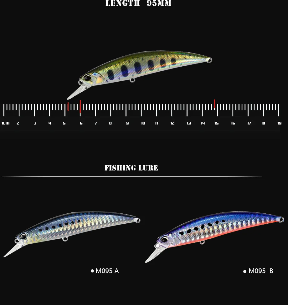 Quality  Shaky 15g / 95mm Now Fish Sea Tuna Bait Sink Troll Artificial Bait Swimming Fish Pesca Fishing Bait Japanese Fishing Ge
