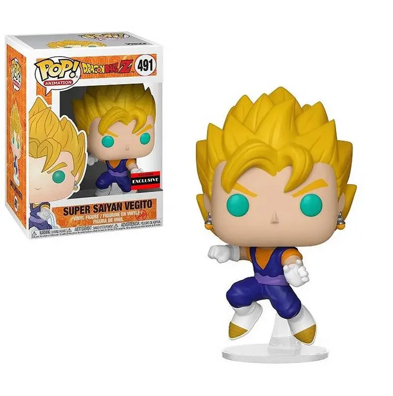 Funko pop music Оригинальная виниловая аниме Dragon Ball Z Super Saiyan Коллекционная модель детских игрушек бутик