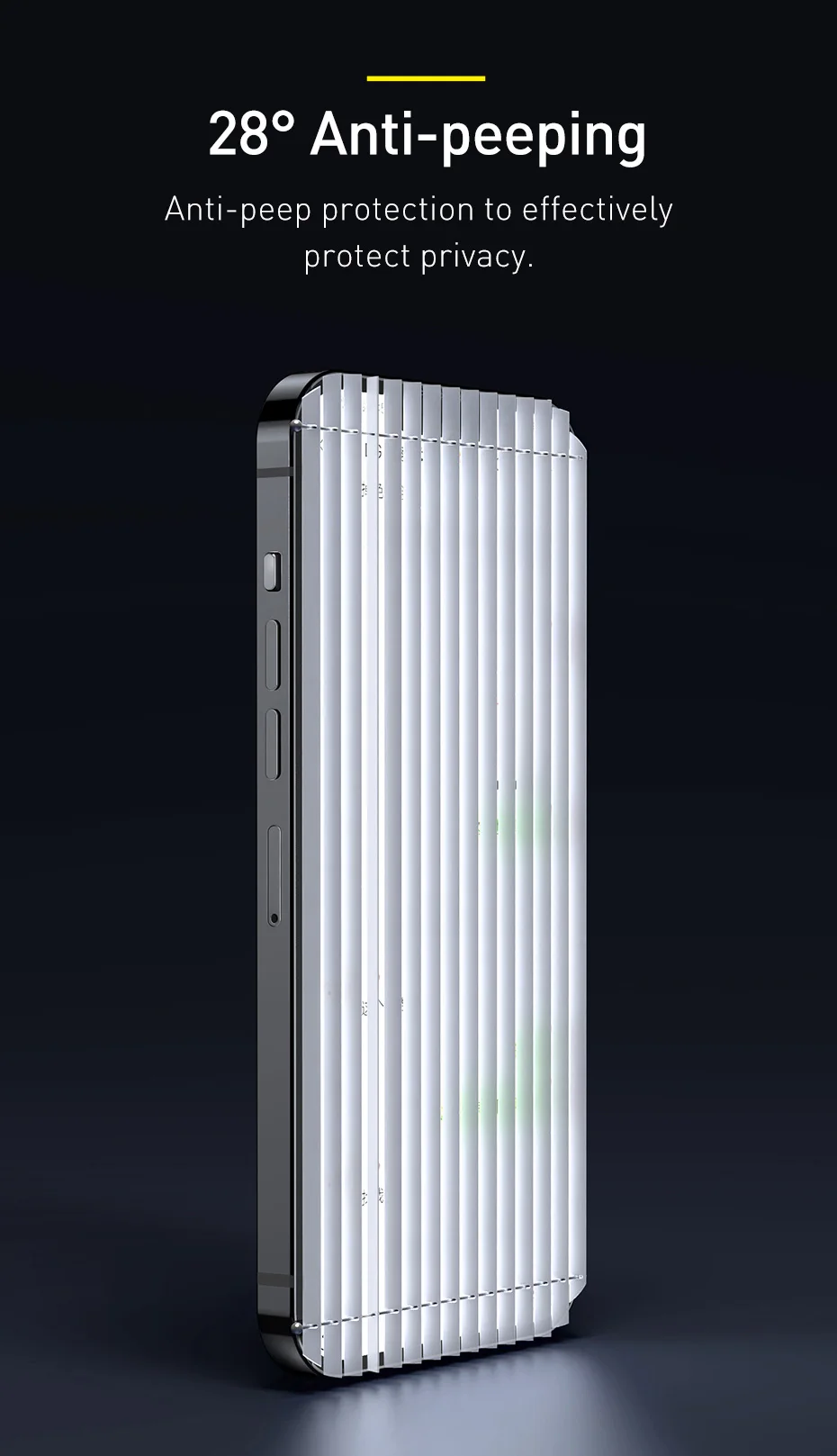 phone tempered glass Baseus 2PCS Tempered Glass For iPhone 13 12 Pro 13Pro Max Mini 2021 Anti Peeping Full Cover Screen Protector Privacy Film Glass mobile screen protector