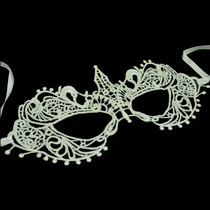 Halloween Lace Mask Hollow out Lace Stereo Stereotypes Veil Mask Sexy Party Eye Patch Stereotypes