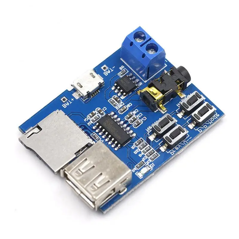 TF-карта U-Disk MP3 Плата декодера с форматом Module Расшифровка усилителей Audio Player |