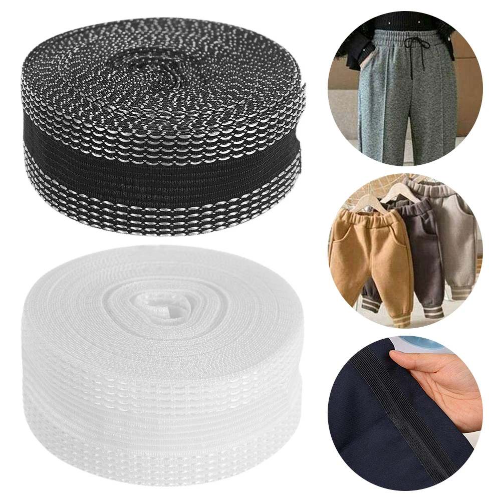 1.2/5/10m Pants Edge Shorten Self-Adhesive Mouth Paste Foot Presser Apparel Sewing Fabric for Suit Jeans Trousers Skirts | Дом и сад