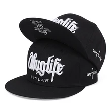2021 de moda bola rápida de Thuglife bordado gorra de béisbol y para Hiphop del sombrero del Snapback adultos al aire libre Casual sol Casual hueso Dropshipping. Exclusivo.
