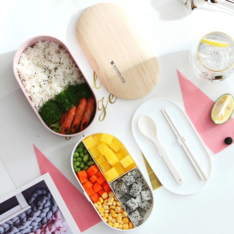 

Portable Tableware Lunchbox Food Grade PP Material Food Storage Container Anti-scalding Sealed And Leakproof Lunch Box