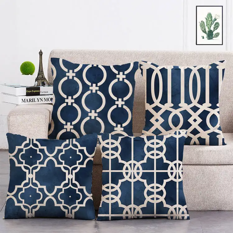 Геометрические наволочки декоративные для дивана кресла кровати автомобиля