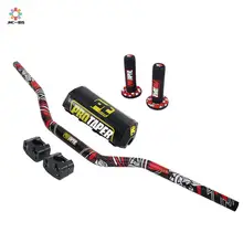 Мотоцикл с ЧПУ 28 мм 1-1/" Fat Bar руль Грипсы колодки для мотокросса для KTM HONDA KAWASAKI SUZUKI YAMAHA Protaper Pro Dirt Bike