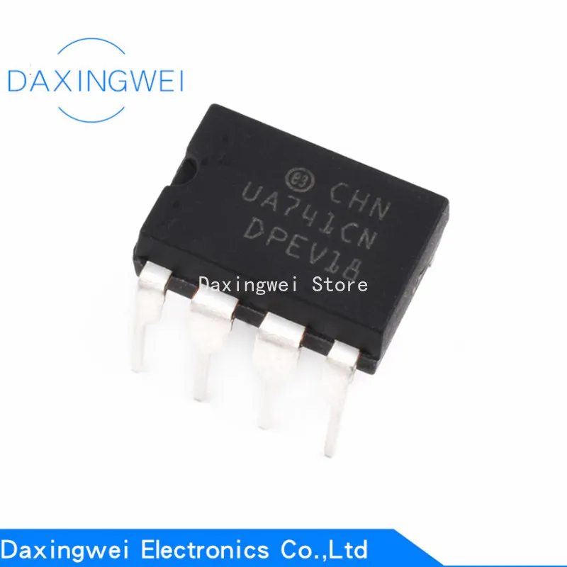 25 шт./лот UA741CN UA741CP UA741 LM741 741 DIP8 чип операционного усилителя | Электронные