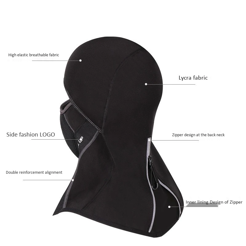 WHEEL UP Winter Cycling Face Mask Fleece Thermal Keep Warm Windproof Cycling Cap Balaclava Skiing Fishing Skating Hat