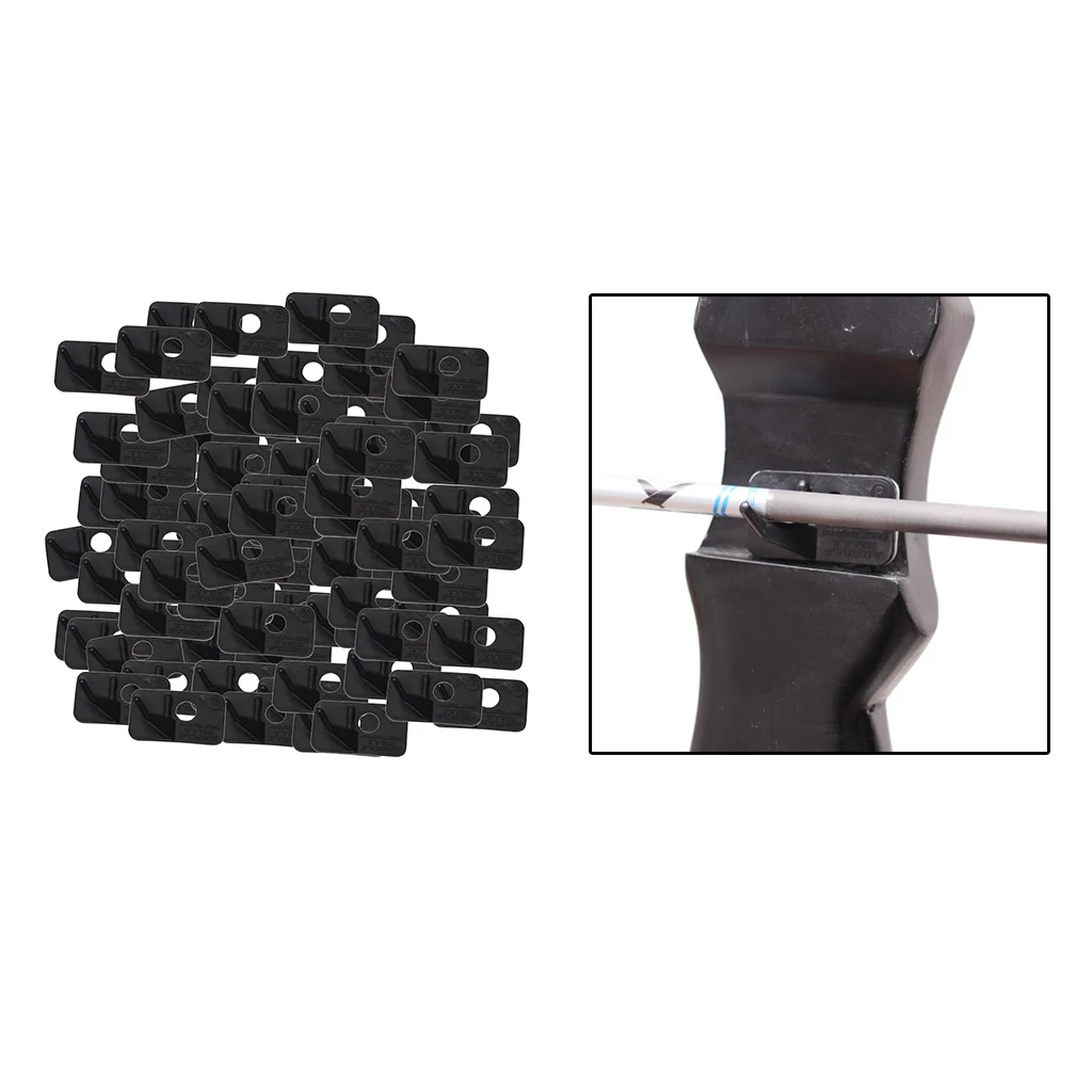 500 Pieces Hunting Shooting Archery Recurve Bow Plastic Adhesive Arrow Rest 500 Pieces Hunting Shooting Archery Recurve Bow Plastic Adhesive Arrow Rest