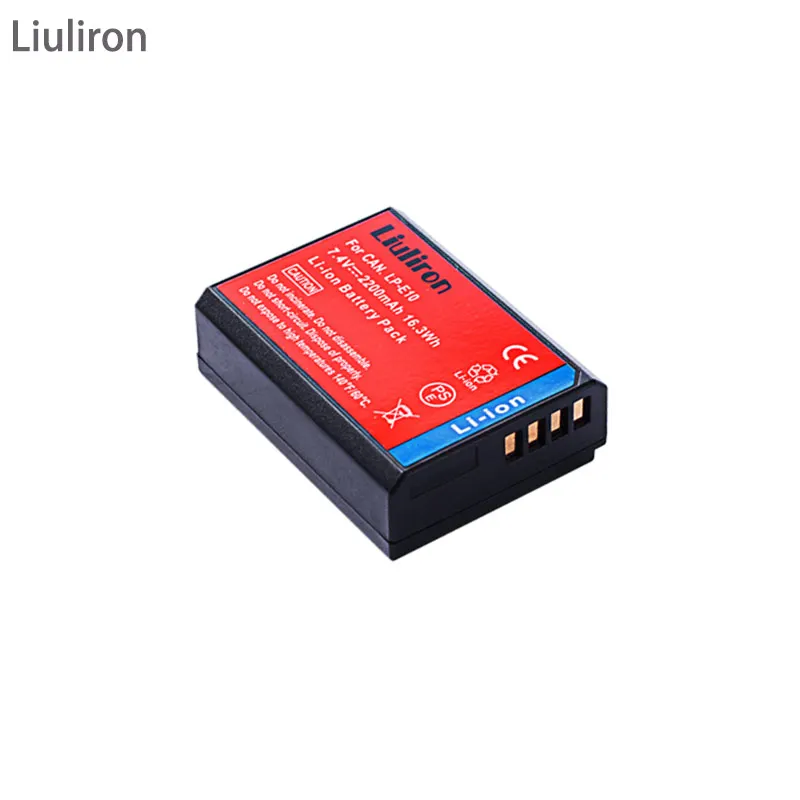 LP-E10 LP E10 LPE10 Camera Batteries+LCD USB Charger for Canon EOS 1100D 1200D 1300D Kiss X50 X70 X80 Rebel T3 T5 T6