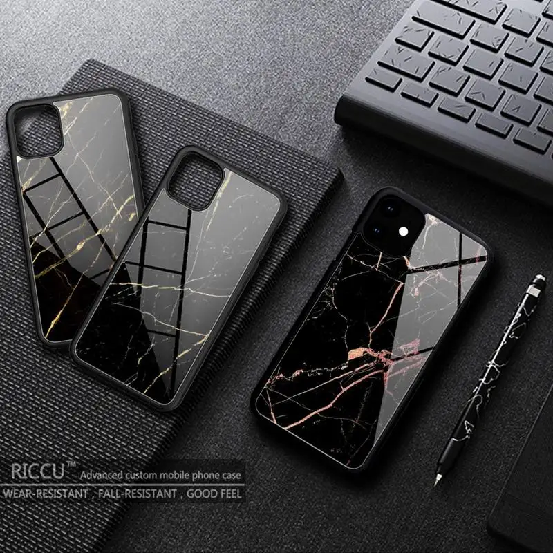 Треснувший мраморный телефонный чехол резиновый для iphone 11 12 max iPhone Pro Mini XS 8 7 6 6S Plus X