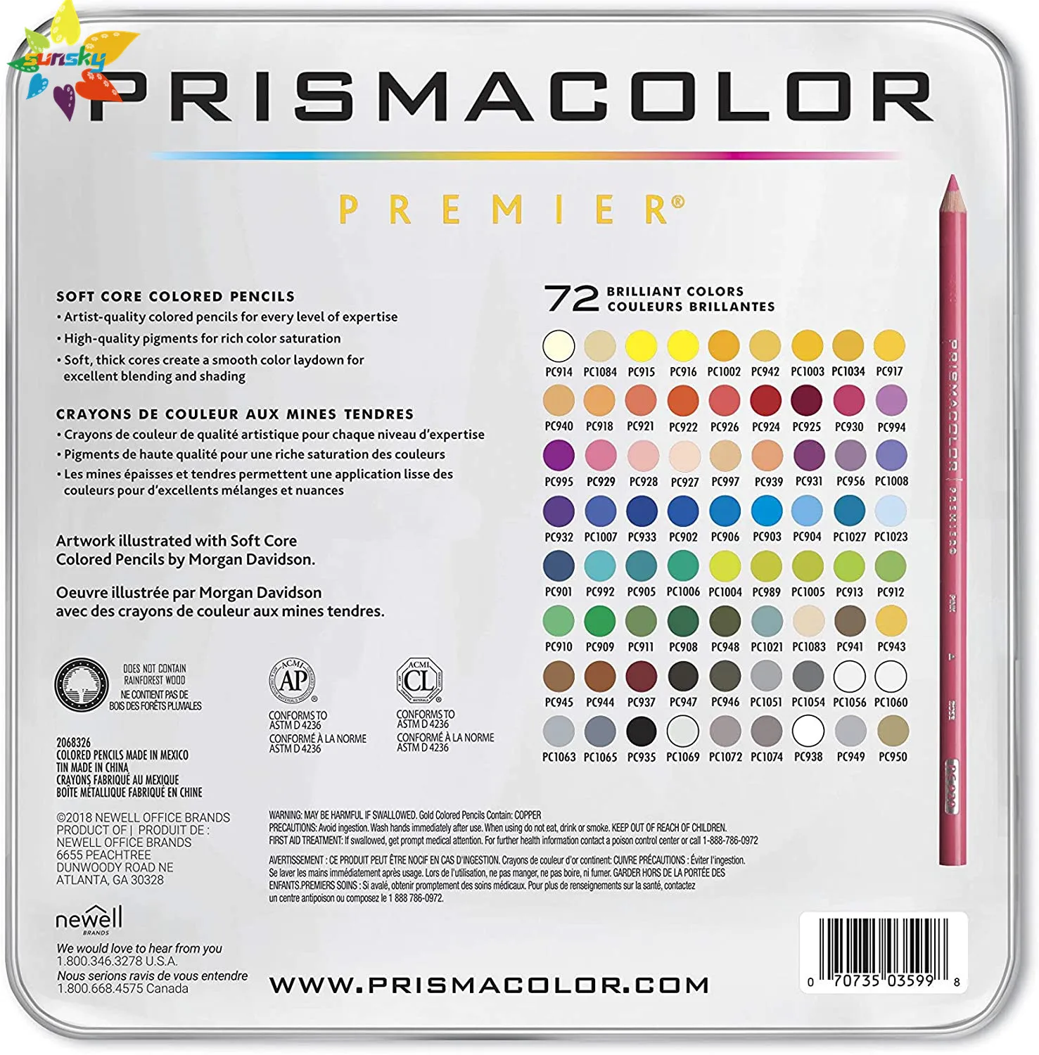 Usa Original Sanford Prismacolor Premier Colored Pencils, Soft Core, 72  Pack Professtional Artist Drawing Pencil Set - Wooden Colored Pencils -  AliExpress