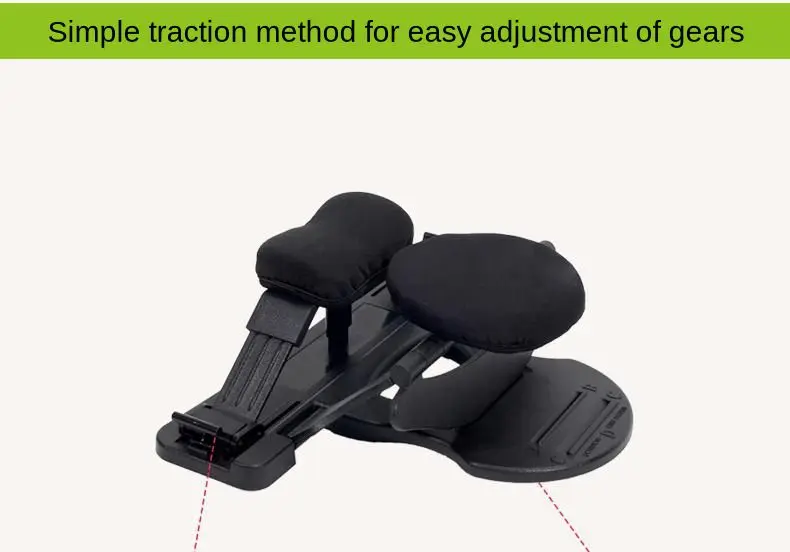 Elástica do Pescoço da Correção do Pescoço do Cuidado da Fixação Cervical da Tração Cervical para a Altura Ajustável do Pescoço Massagem Cervical 18 da tração cervical para a altura ajustável do pescoço