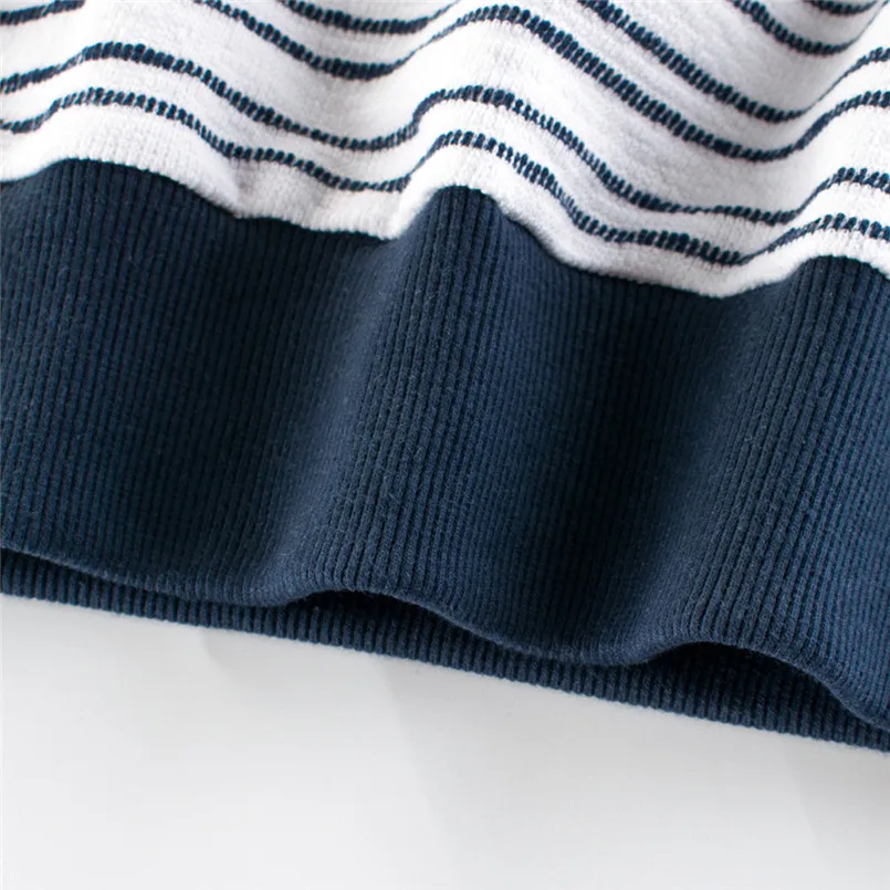 Good New 2-9Y Toddler Kids Boys Sweatshirt Top Fashion Striped Sweater Knit Crochet Warm Winter Tops 40SE16 (3)