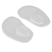 JHD-2 in 1 Arch Support Cushion Half Insole Silicone Gel Front Feet Shoe Pads