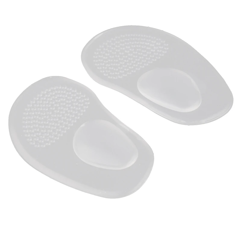 

JHD-2 in 1 Arch Support Cushion Half Insole Silicone Gel Front Feet Shoe Pads