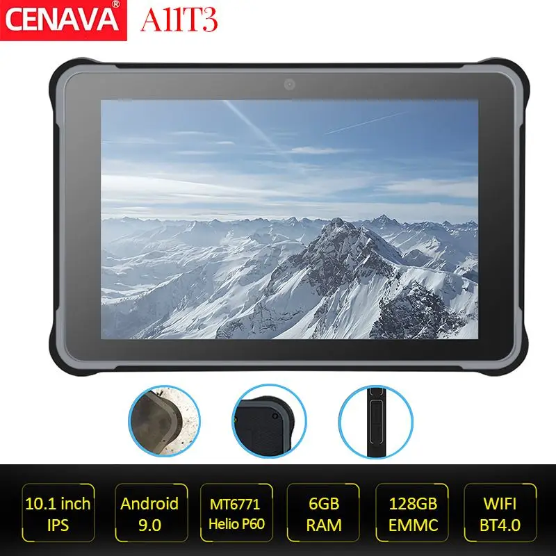 CENAVA A11T3 10.1 Inch Tablet PC MT6771 Helio P60 Android 9.0 4G LTE Network 6GB RAM 128GB ROM IP65 Waterproof GPS For Kids | Компьютеры и