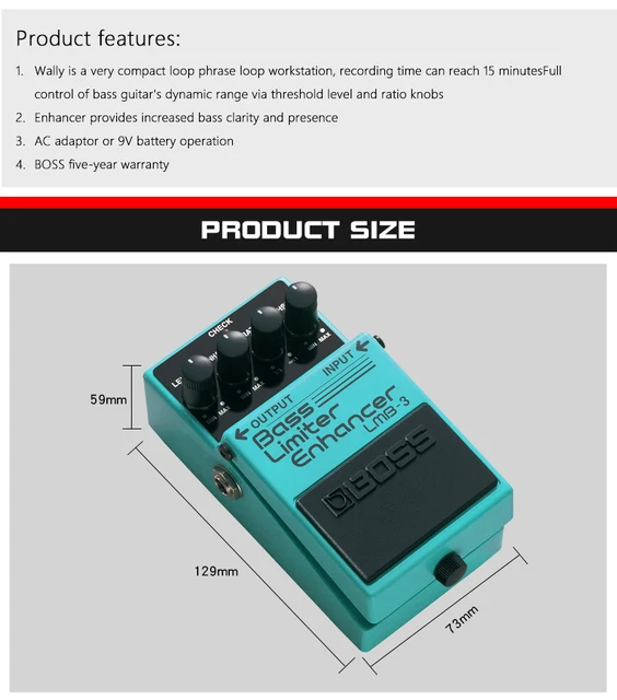 hack lava Idol Boss Guitar Pedals Bass | Boss Compression Pedal | Bass Limiter Enhancer -  Boss Lmb-3 - Aliexpress