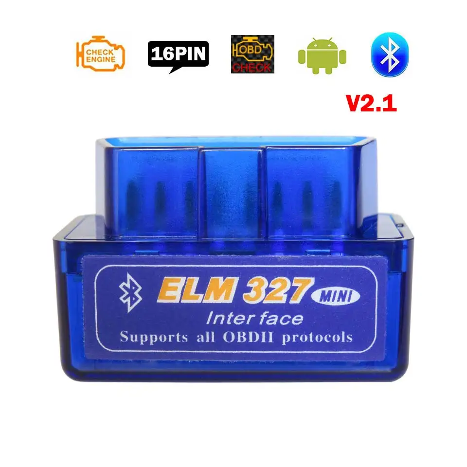 Elm327 Lettori Di Codici Obdii Elm 327 Bluetooth Obd2 Scanner Diagnostico Per Auto Per Android Elm-327 Obd 2 Ii Strumenti Diagnostici Automatici
