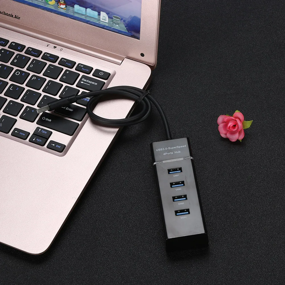 OMESHIN usb-хаб USB 3,0 концентратор 4 порта USB разветвитель со светодиодный индикатор usb-хаб для Macbook Pro ПК компьютер планшет концентратор Мульти USB Hab