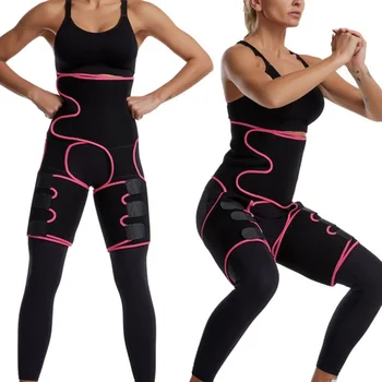 

Women Sports Shapers Waist Belt Slimming Leg Shaper Warmer Slender Shaping Legs Belt Fat Burning Wraps Thermo Compress Belt
