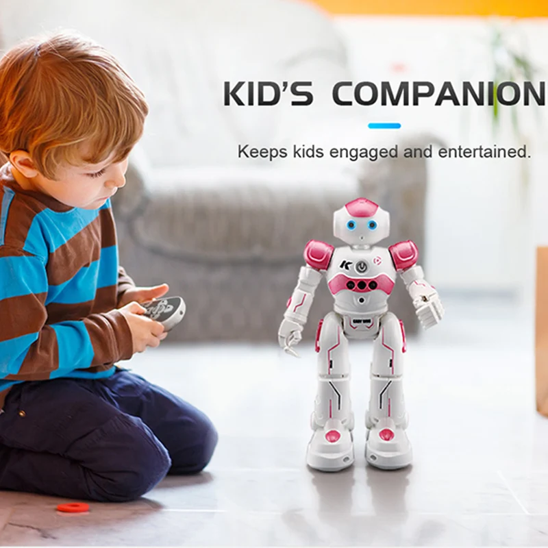 Remote control robot R2 intelligent singing and dancing electric interactive children's educational toys gesture sensor