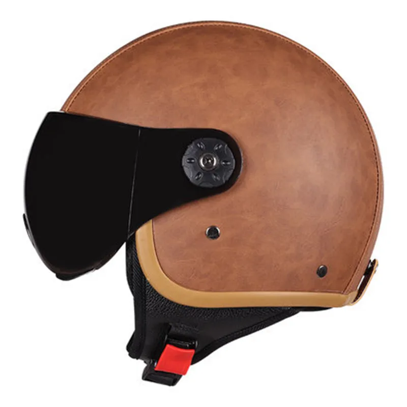 Ретро Cruiser moto rcycle шлем Chopper 3/4 с открытым лицом винтажный шлем moto Casque Casco moto cicleta Capacete шлемы пилотов